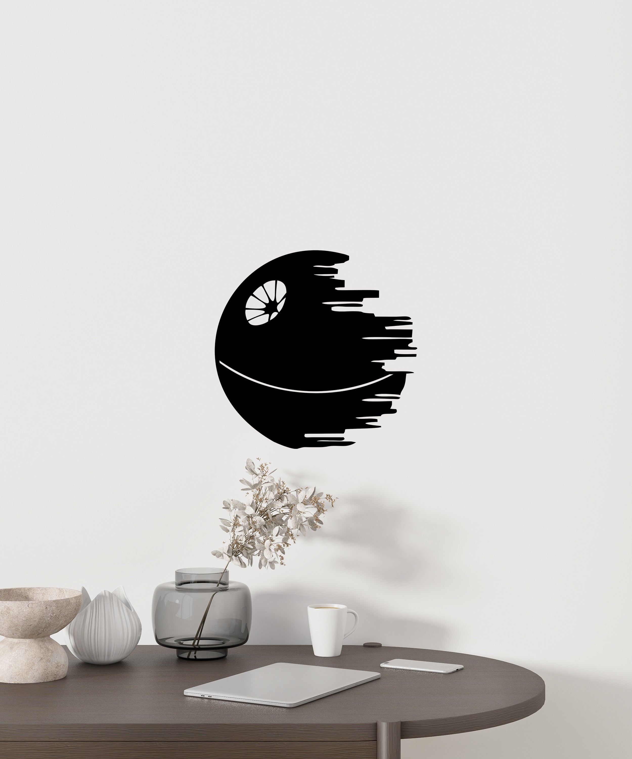 Death Star Ahşap Tablo