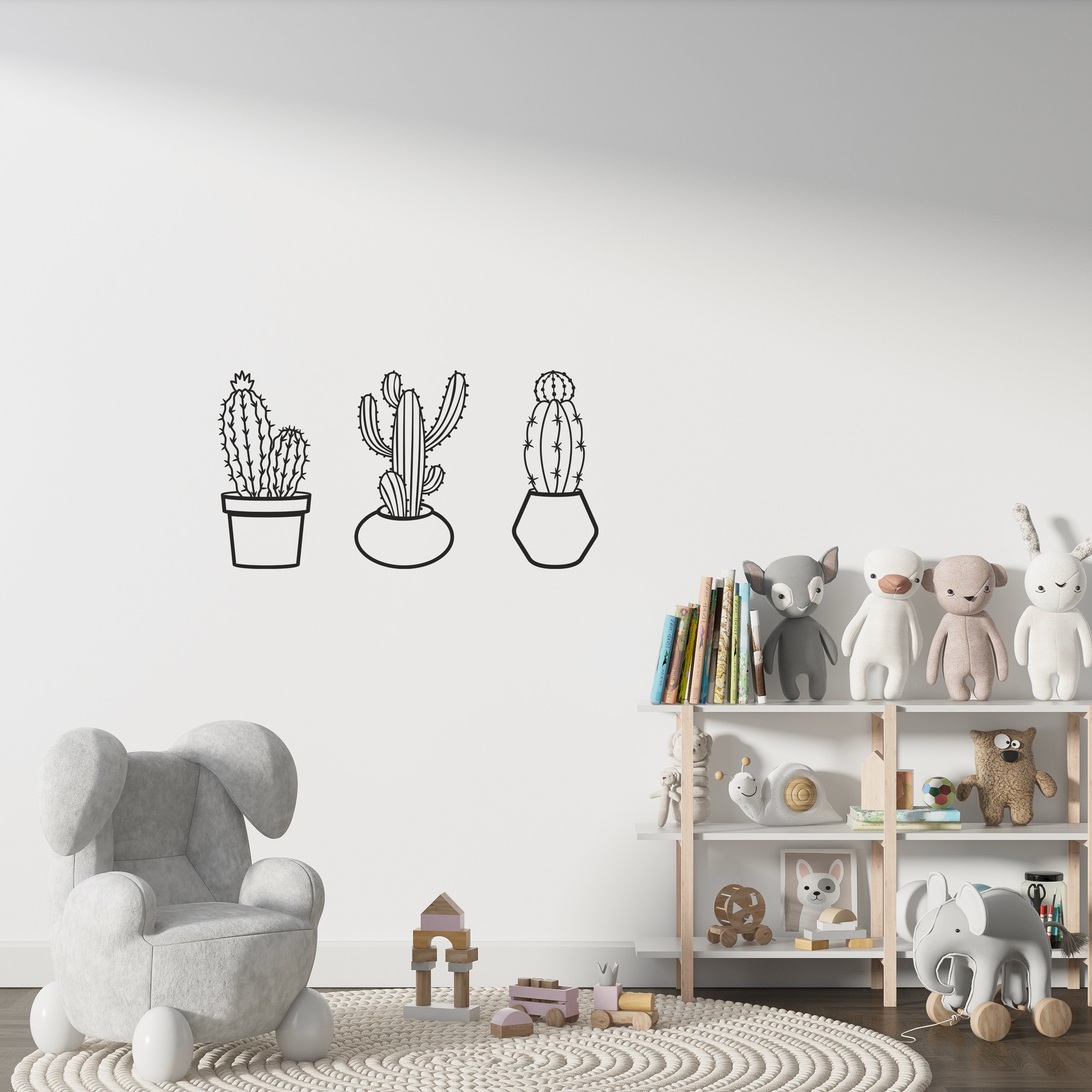 Kaktüs Ahşap Tablolar