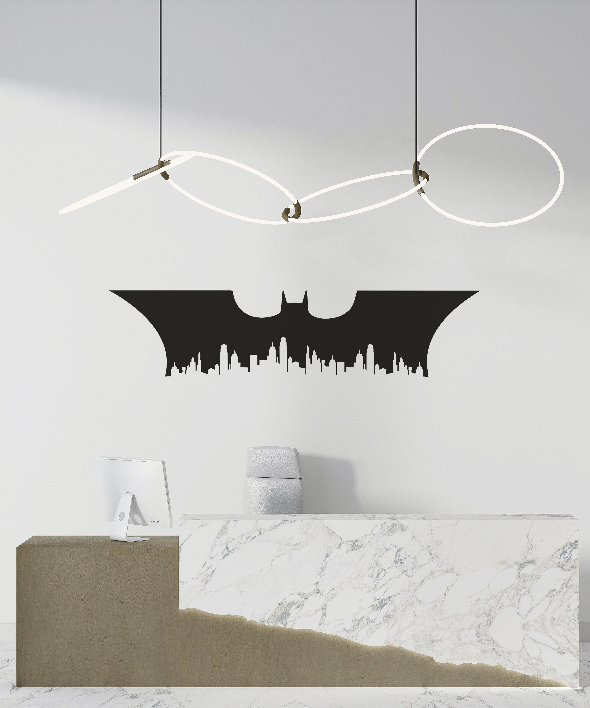 Gotham City Batman Ahşap Tablo