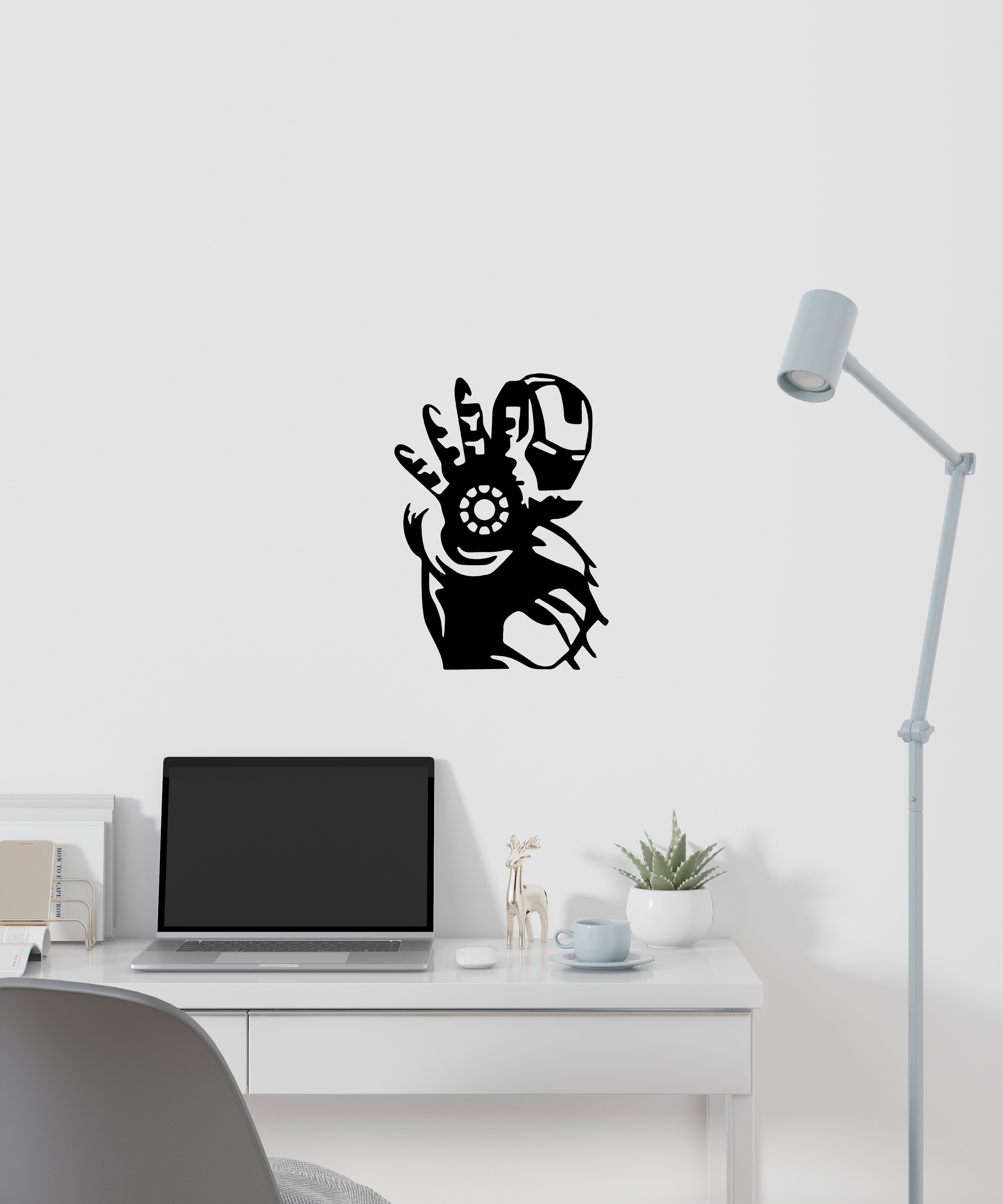 Iron Man Ahşap Tablo